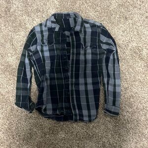 Blue & green taylor vintage flannel